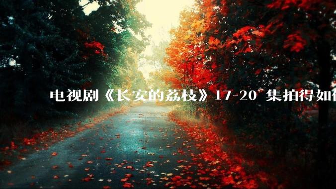 电视剧《长安的荔枝》17-20 集拍得如何？有哪些值得关注的剧情点？