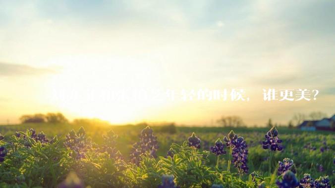 刘亦菲和张柏芝年轻的时候，谁更美？