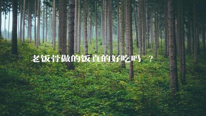 老饭骨做的饭真的好吃吗 ?
